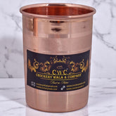 Pure Copper Glass Luxury Finish Tumbler for Healthy Living Crockery Wala And Company Ltd